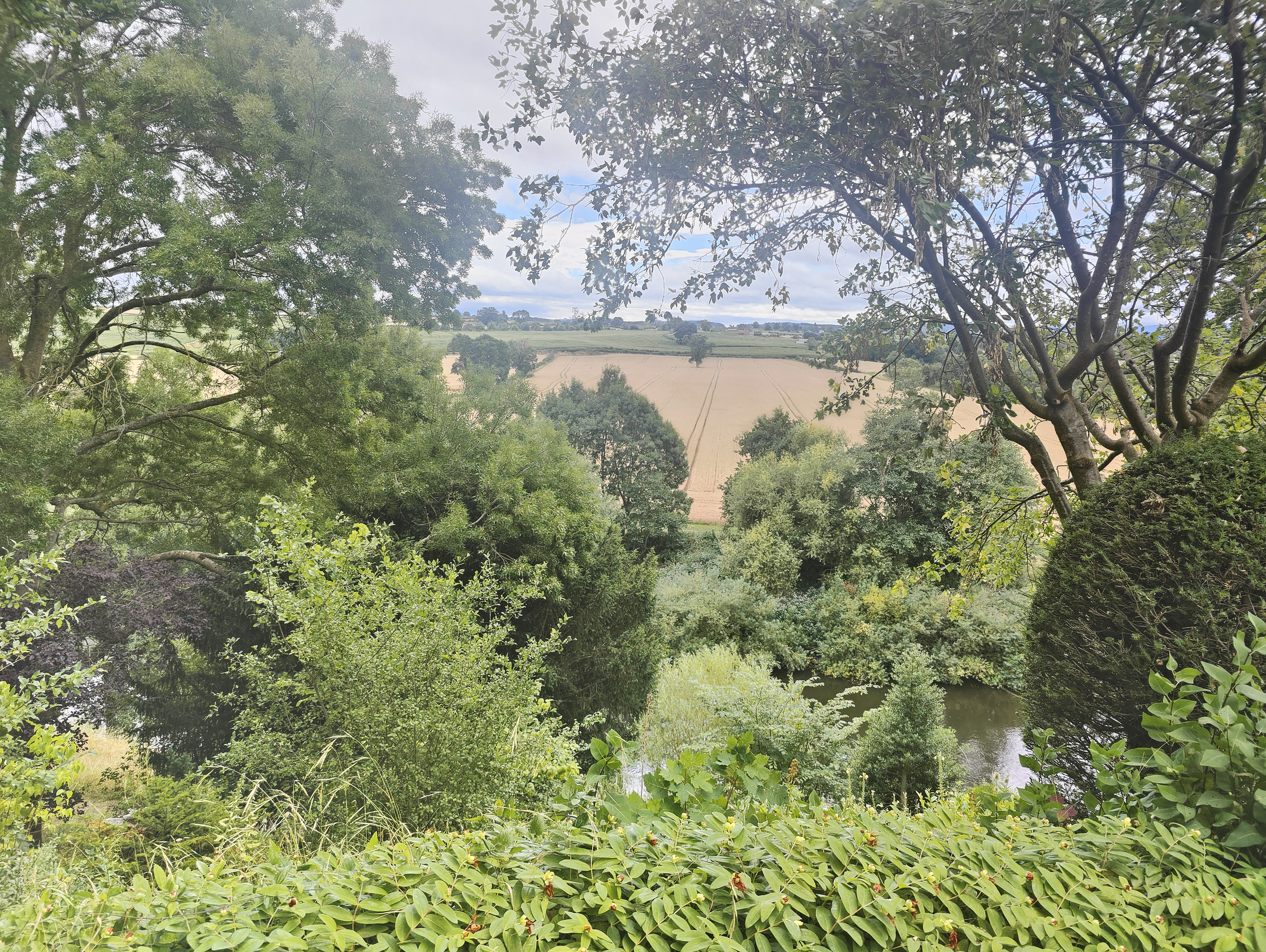 View across the Wye from the nearby Weir Garden